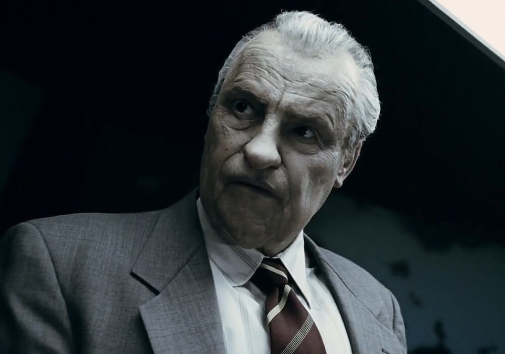 A Picture of Her cast, Robert Wisden as Richard Nixon in Watchmen