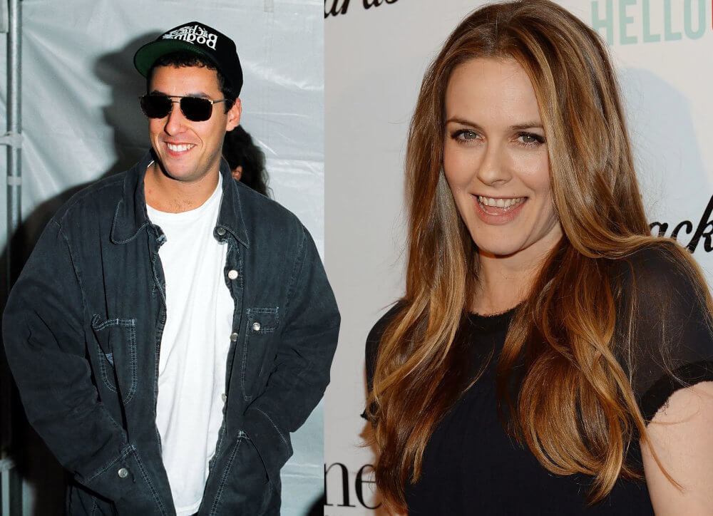 Adam Sandler and ex girlfriend Alicia Silverstone