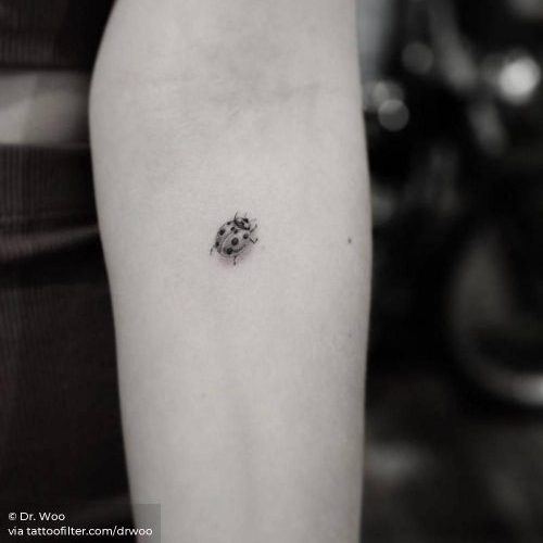 Adelaide Kane tattoo a ladybug1