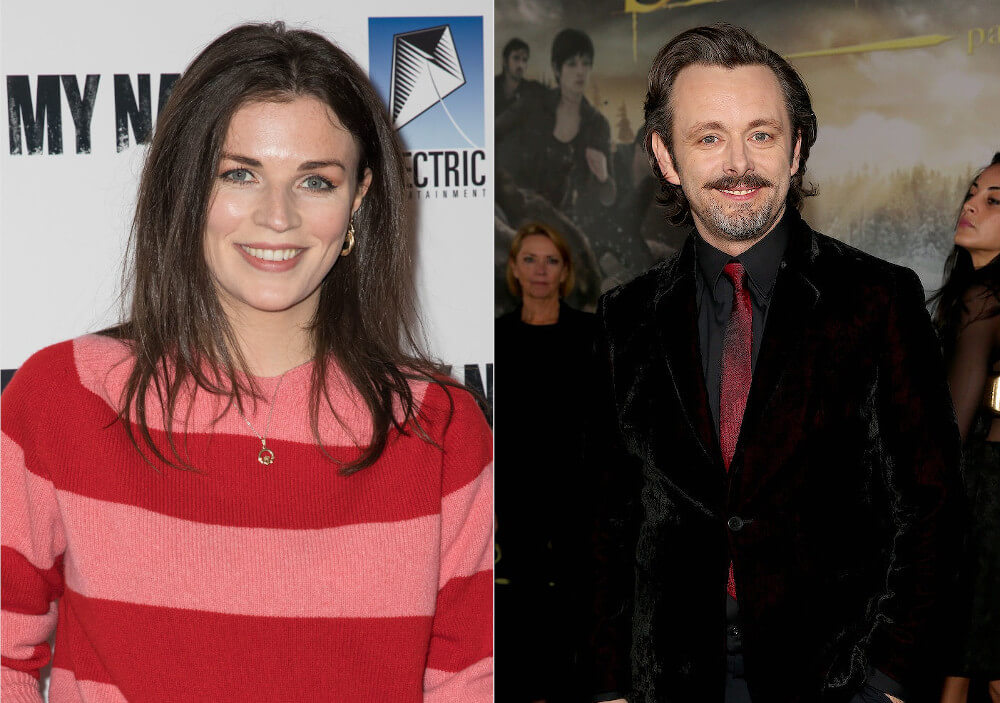 Aisling Bea with Michael Sheen