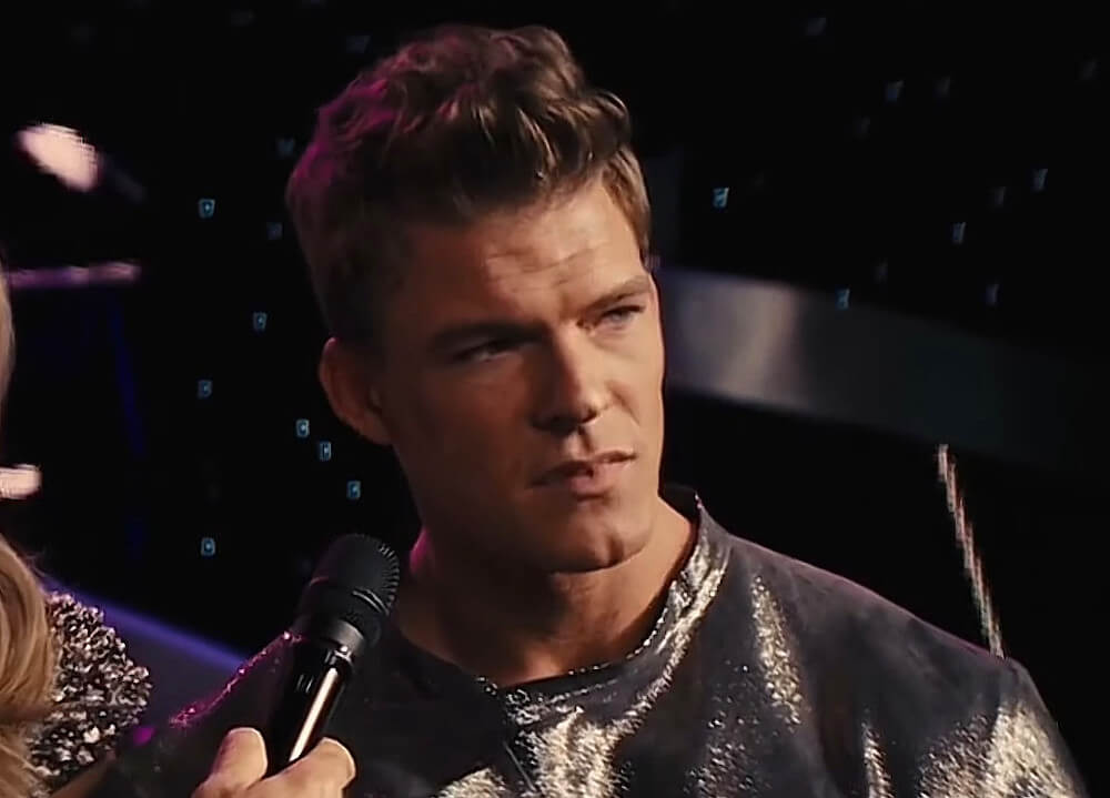 Alan Ritchson as Gloss in The Hunger Games