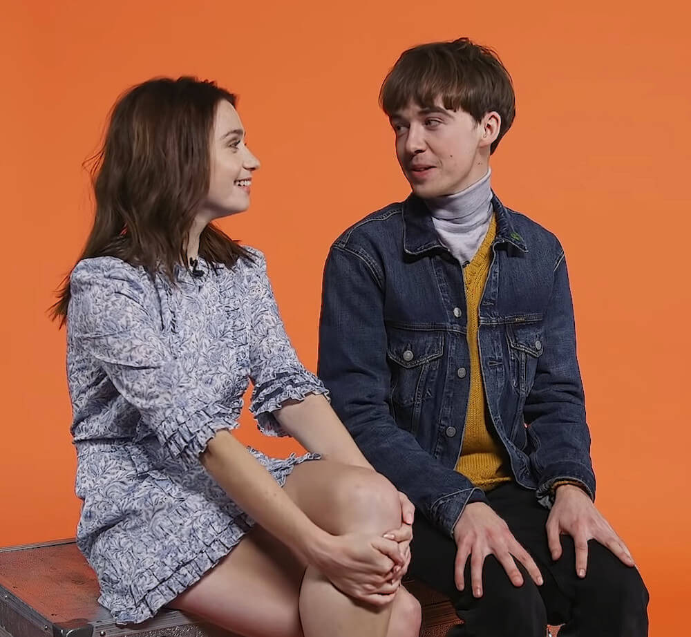 Alex Lawther and Jessica Barden on-screen relationship