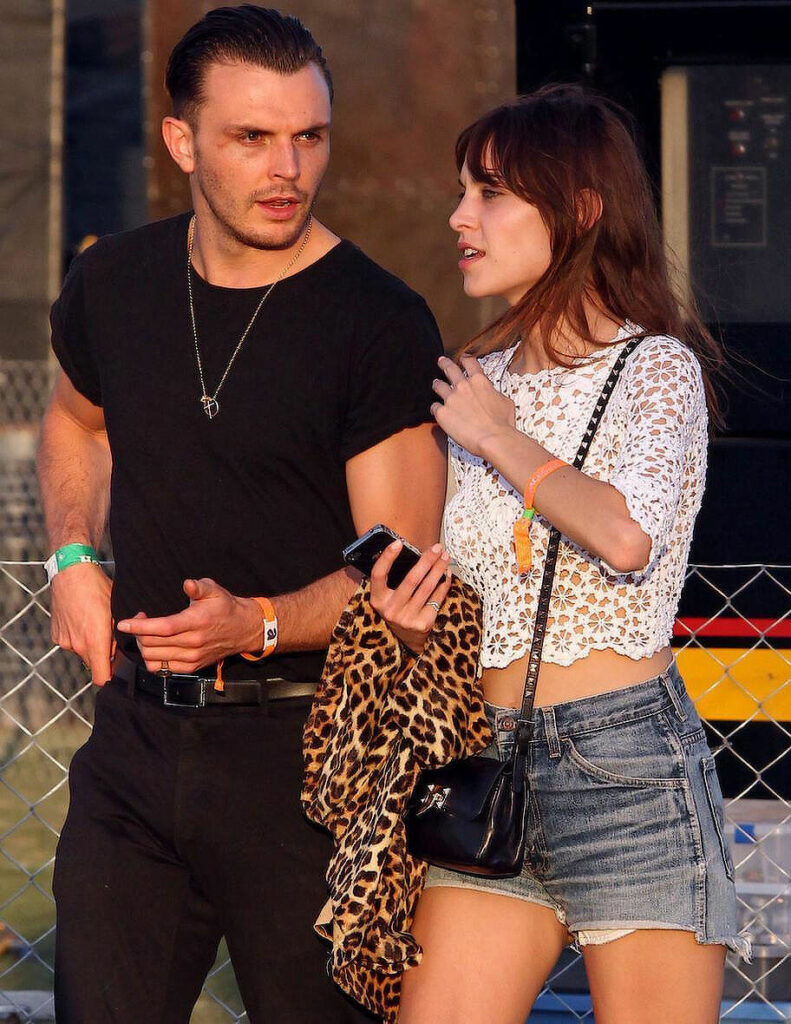 Alexa Chung and Theo Hurtchcraft