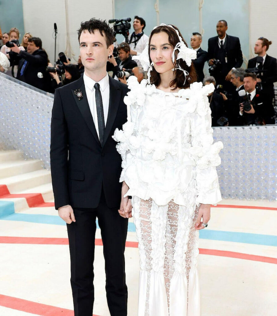 Alexa Chung and Tom at the Met Gala 2023