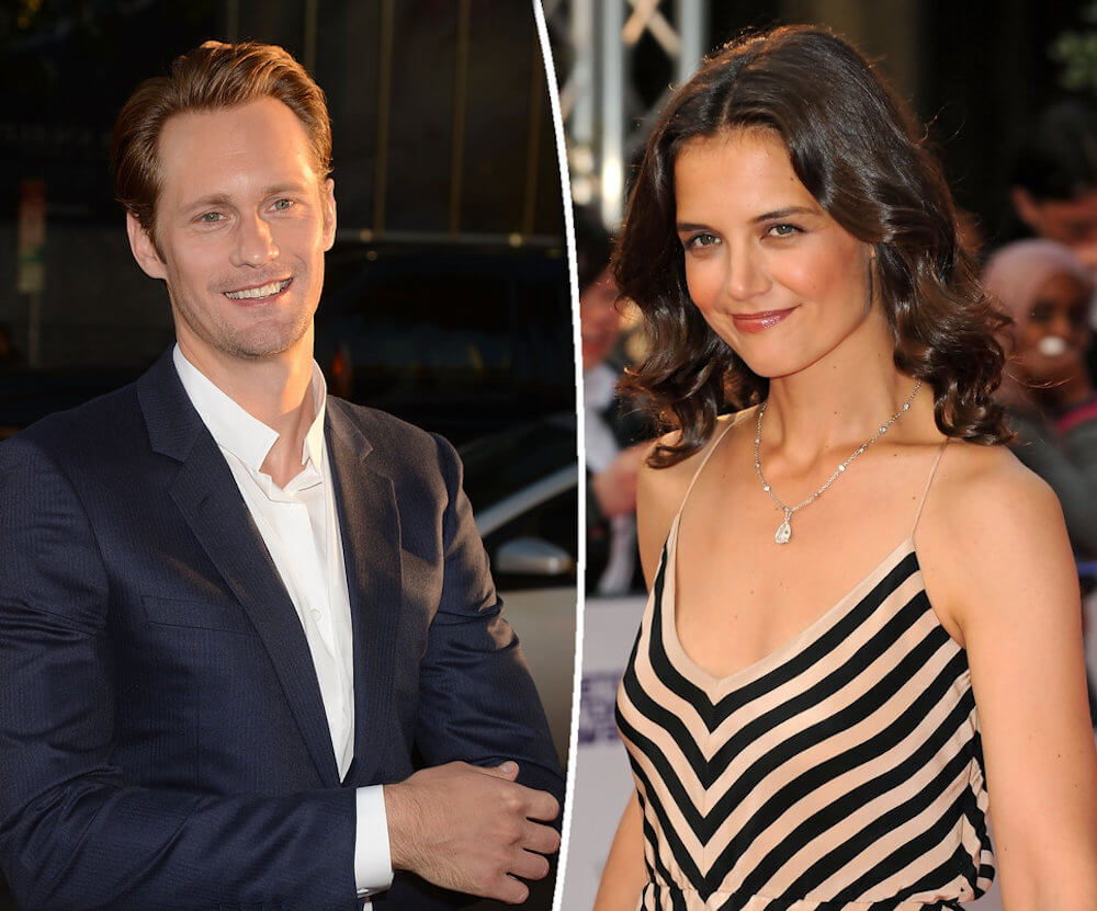 Alexander Skarsgard and Katie Holmes were dating in the past