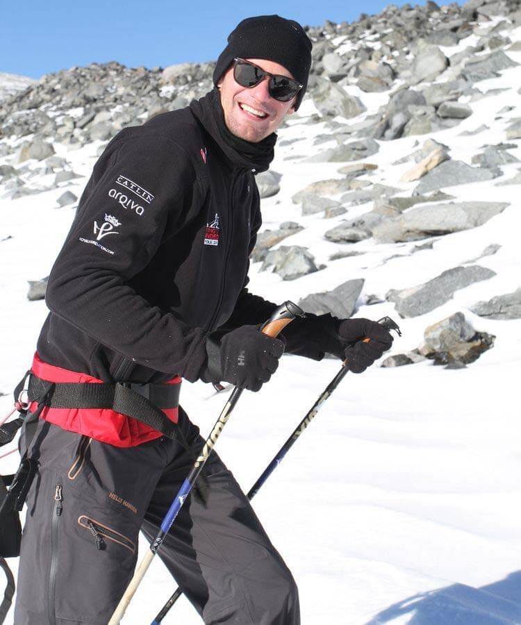 Alexander Skarsgard participated in the Walking with the Wounded South Pole Allied Challenge