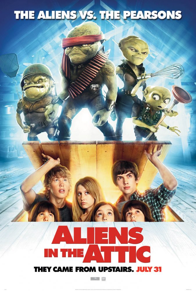 Aliens in the Attic 2009 poster