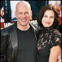 Alisha Klass and Bruce Willis