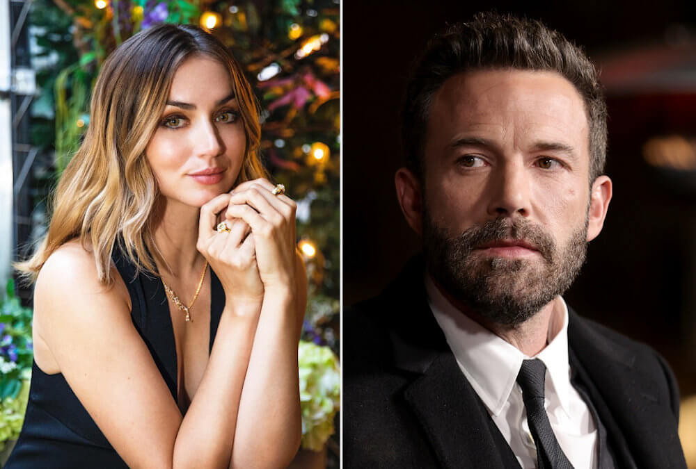 Ana de Armas and Ben Affleck as couple