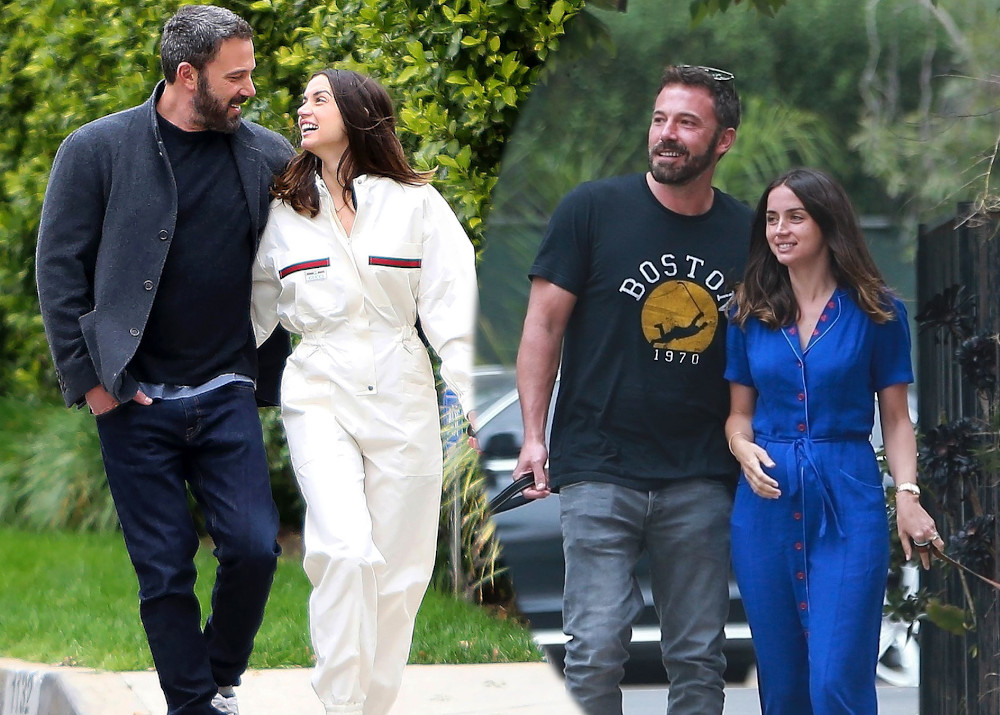 Ana de Armas with current boyfriend Ben Affleck