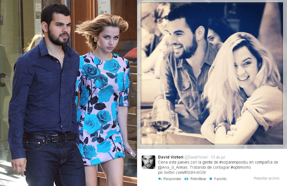 Ana de Armas with ex boyfriend David Victori