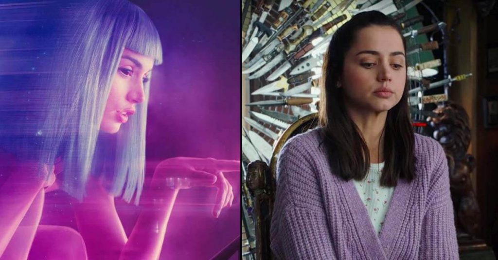 Ana de Armas in Blade Runner 2049 (2017) & Knives Out (2019)