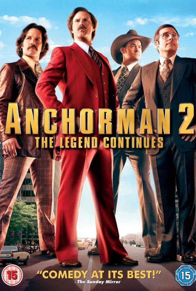 Anchorman 2: The Legend Continue 2013 poster