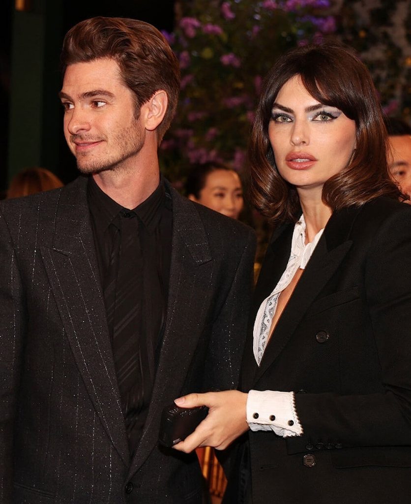 Andrew Garfield and his current girlfriend Alyssa Miller SAGA