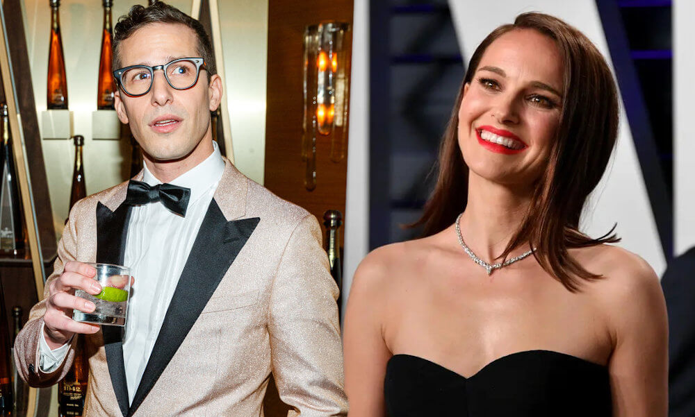 Andy Samberg with rumored girlfriend Natalie Portman