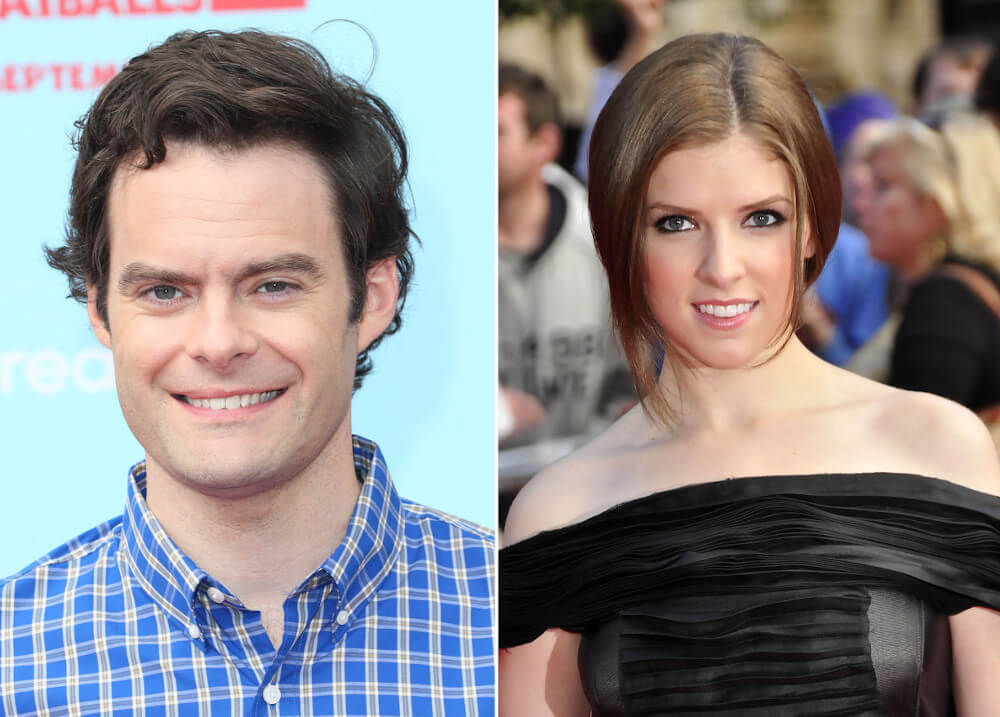 Anna Kendrick with her recent boyfriend Bill Hader