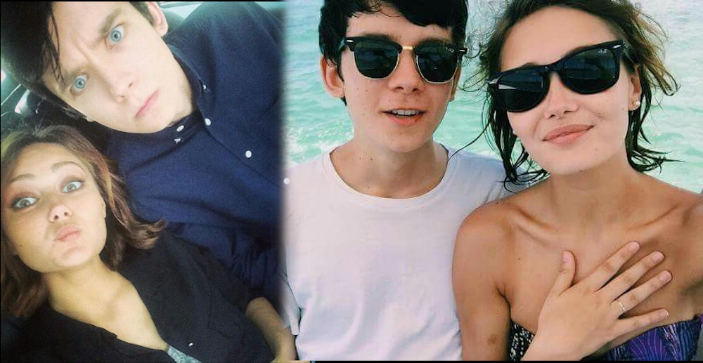 Asa Butterfield with girlfriend Ella Purnell