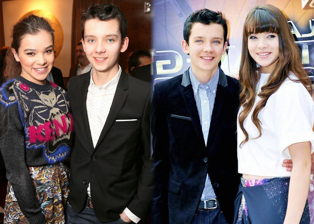 Asa Butterfield with girlfriend Hailee Steinfeld