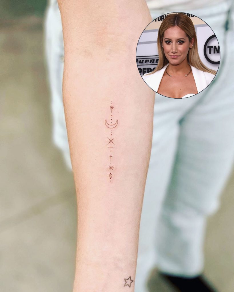 Ashley Tisdale Ornament Tattoo