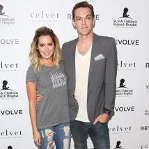 Ashley Tisdale and her husband C.M French
