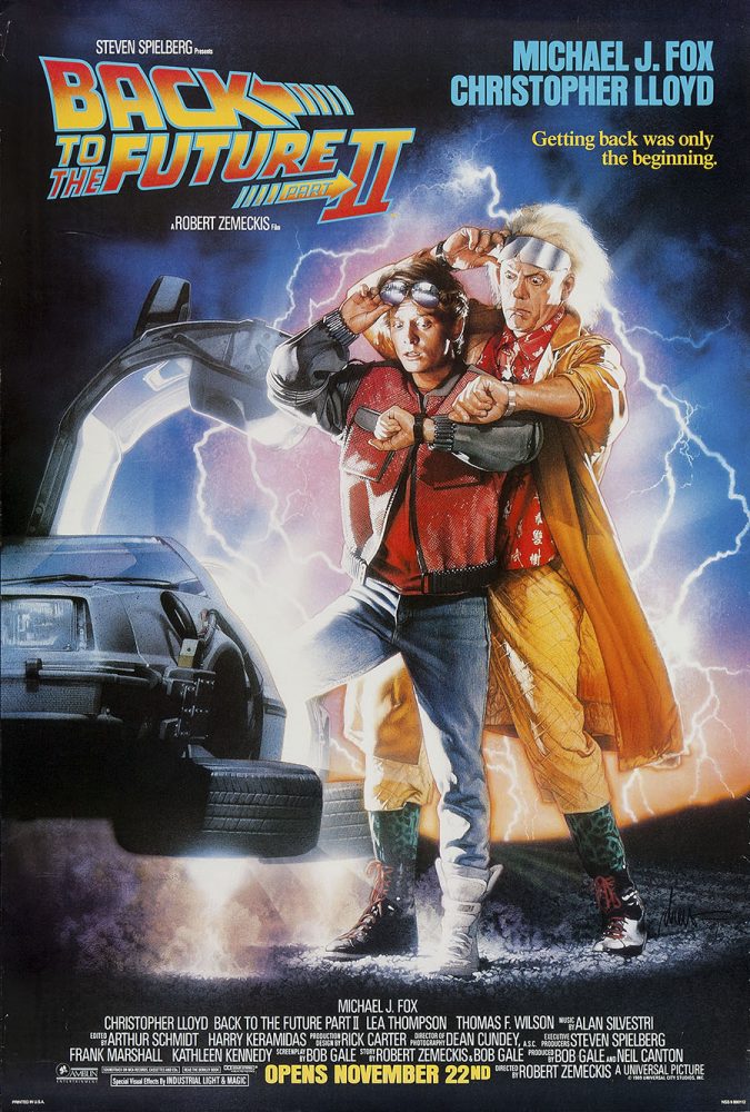 Back to the Future Part II 1989 poster
