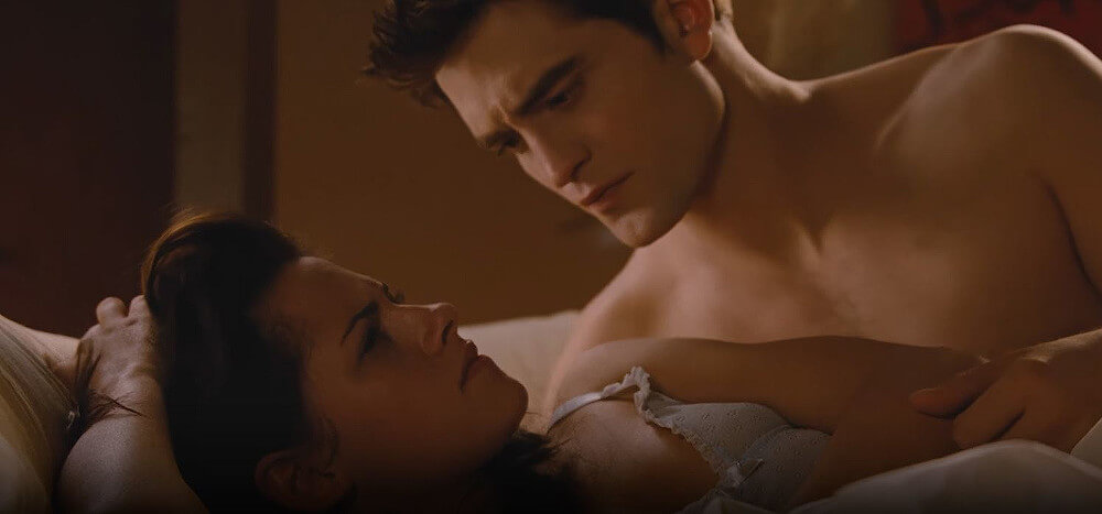 Bella and Edward Cullen in Twilight saga