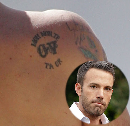 Ben Affleck Tattoo Ben Affleck Defends Massive Back Tattoo Had Said It Was Fake Earlier 0431