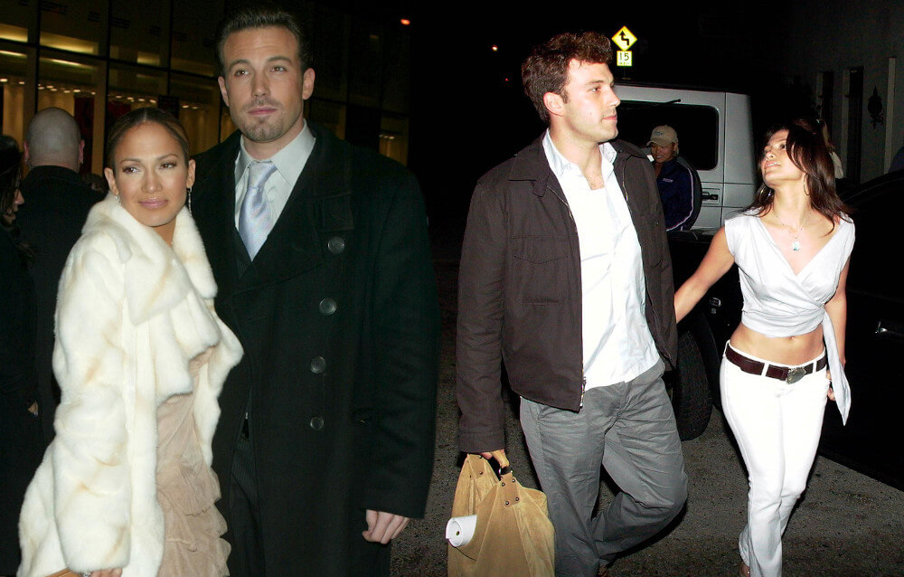 Ben Affleck with ex girlfriend Jennifer Lopez