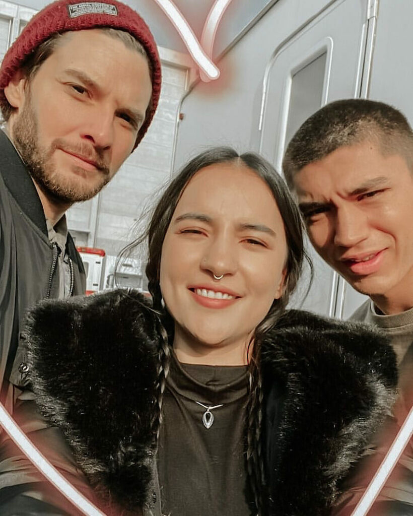 Ben Barnes with Jessie Mei Li and Archie Renaux