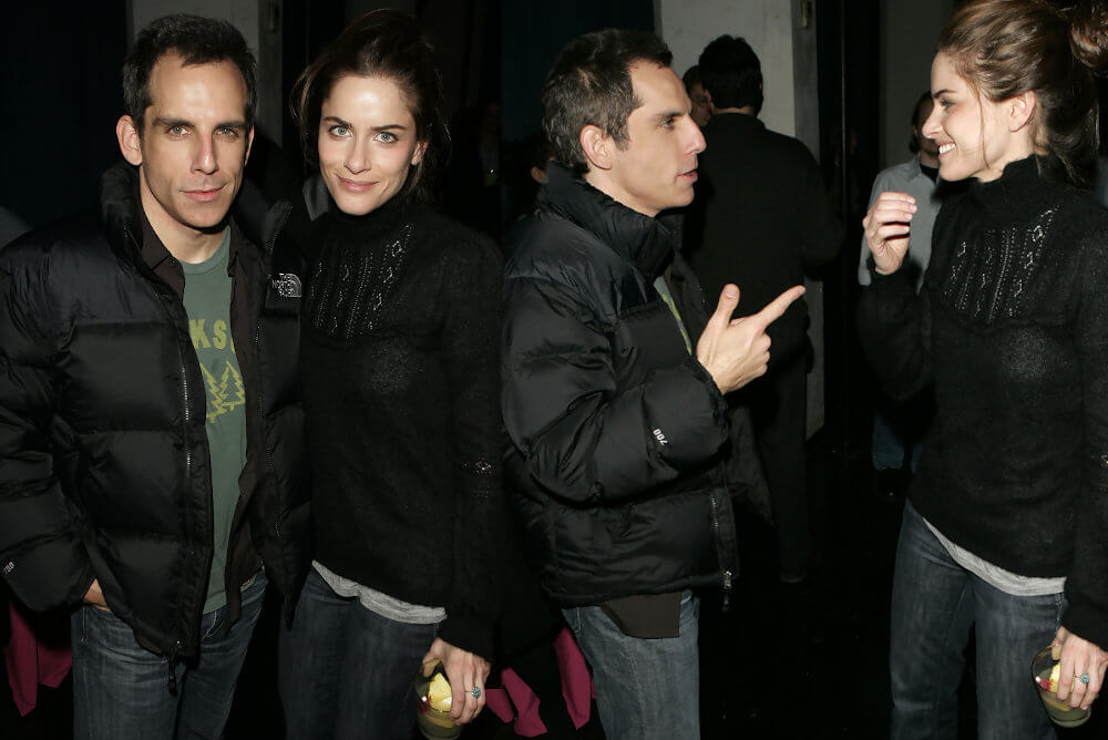 Ben Stiller and ex girlfriend Amanda Peet