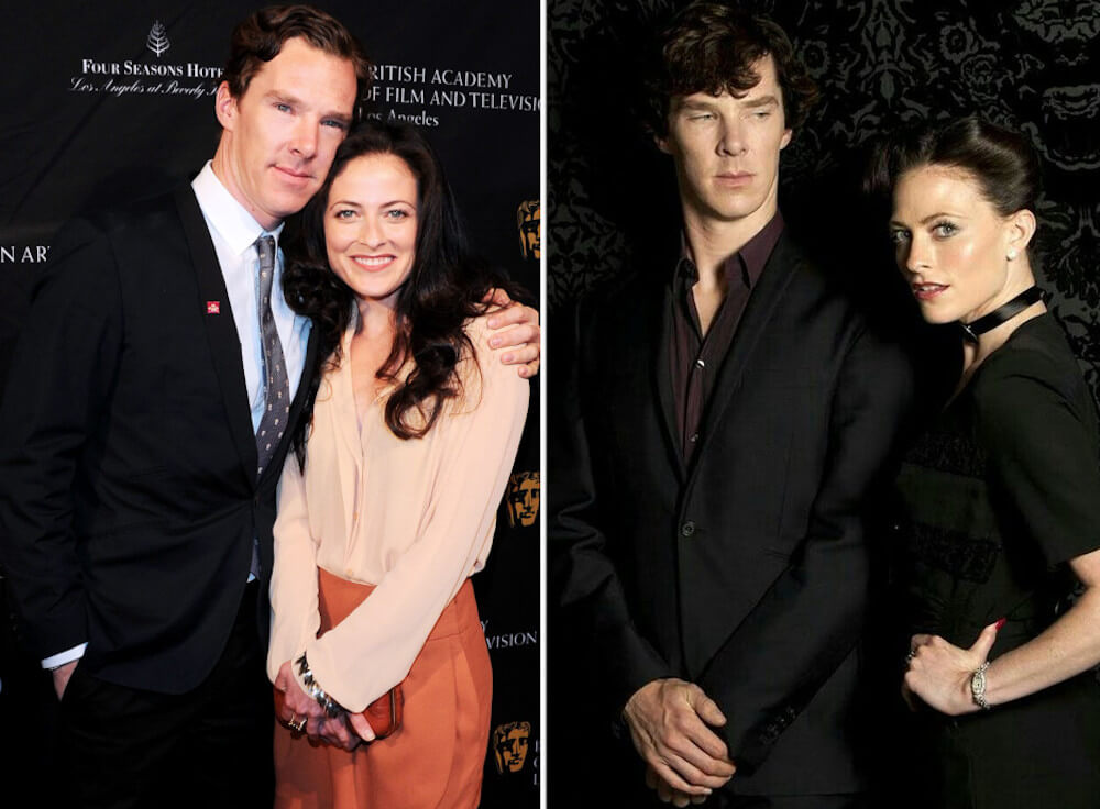 Benedict Cumberbatch and ex Lara Pulver