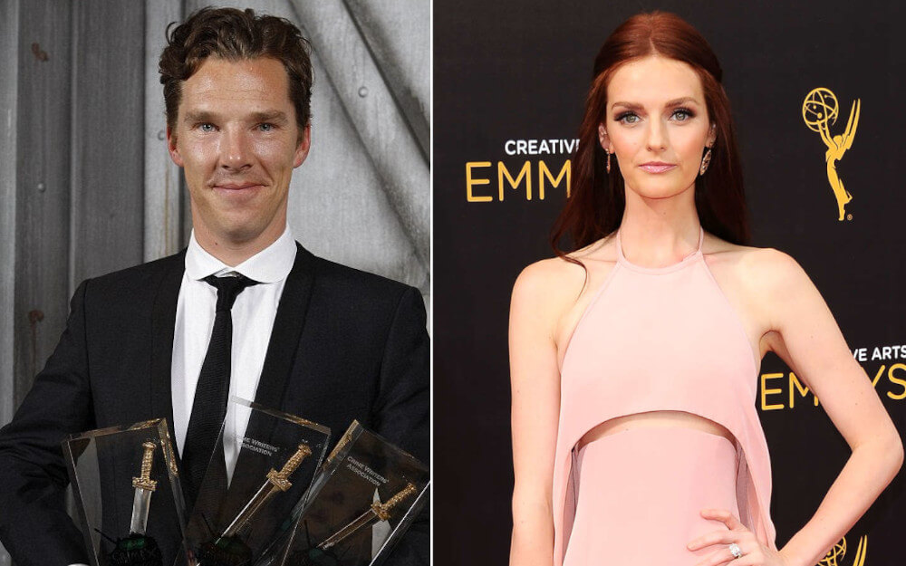 Benedict Cumberbatch with Lydia Hearst