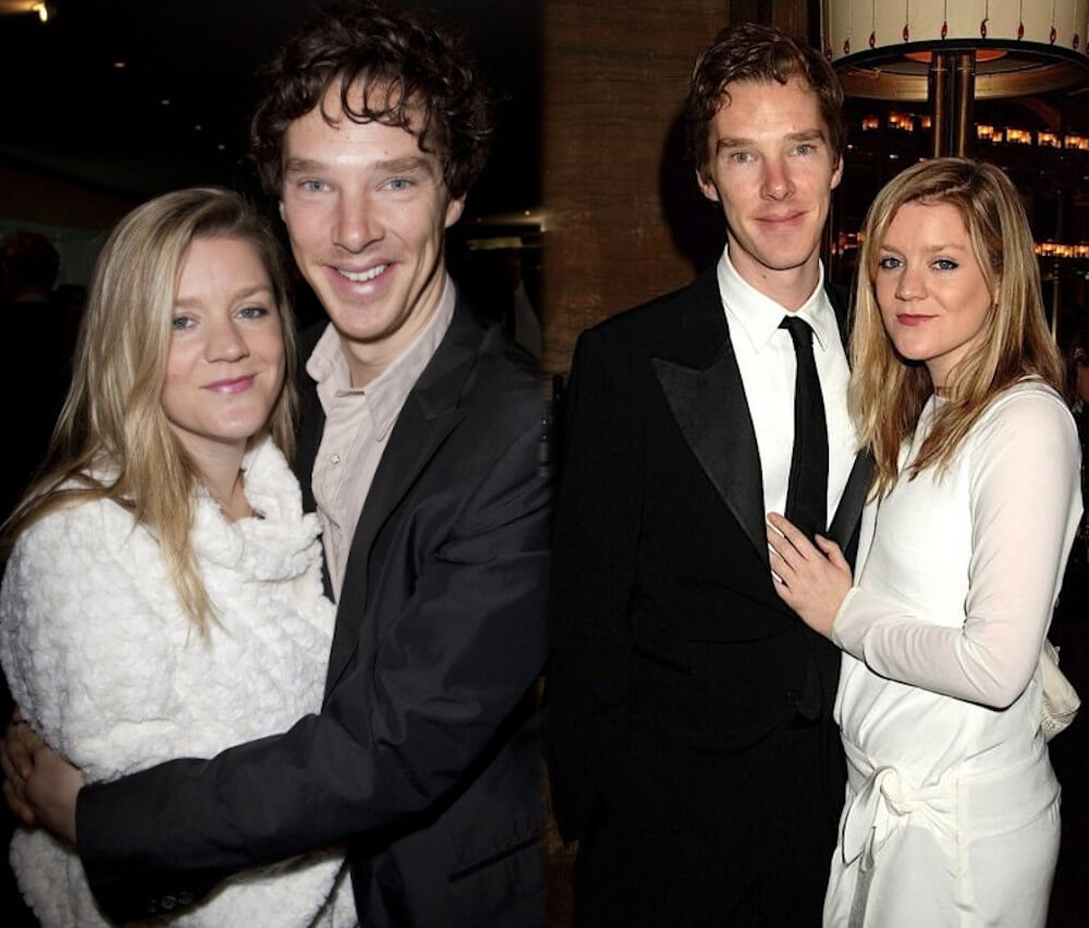 Benedict Cumberbatch and ex girlfriend Olivia Poulet