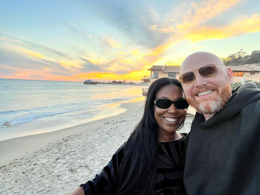 Bill Burr and Nia Renee Hill beaching