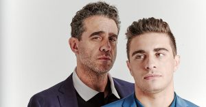 Bobby and his son Jake Cannavale
