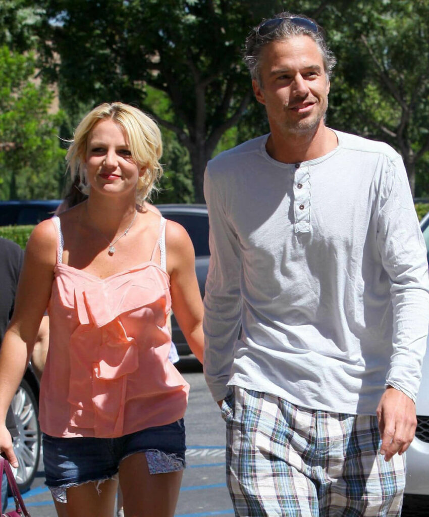 Britney Spears and Jason Trawick