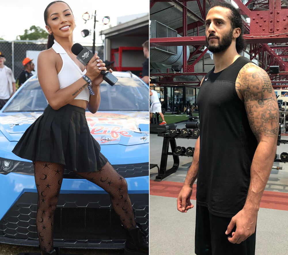 Brittany Renner and ex boyfriend Colin Kaepernick