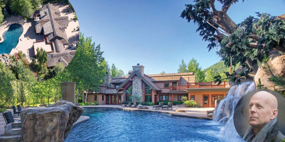 Bruce Willis 8,403 square foot ski home in Idaho