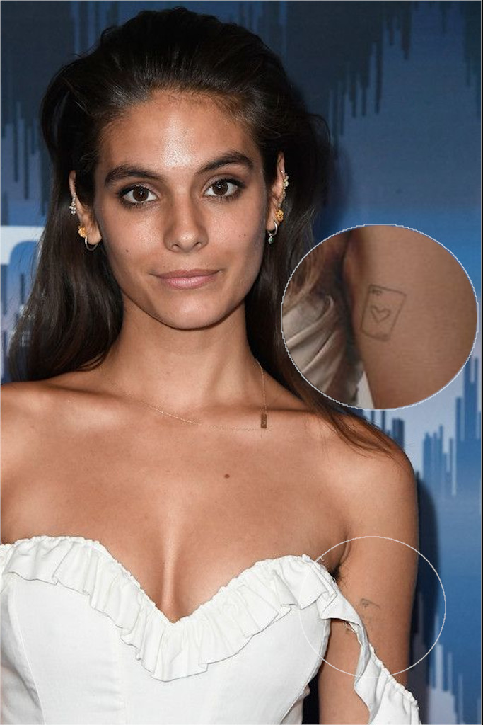 Caitlin Stasey Card Tattoo