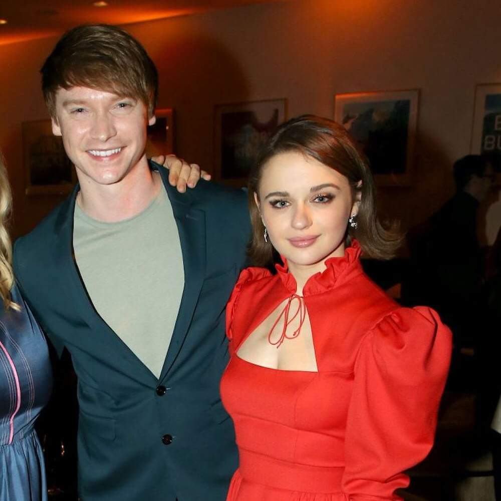 Calum Worthy with Joey King