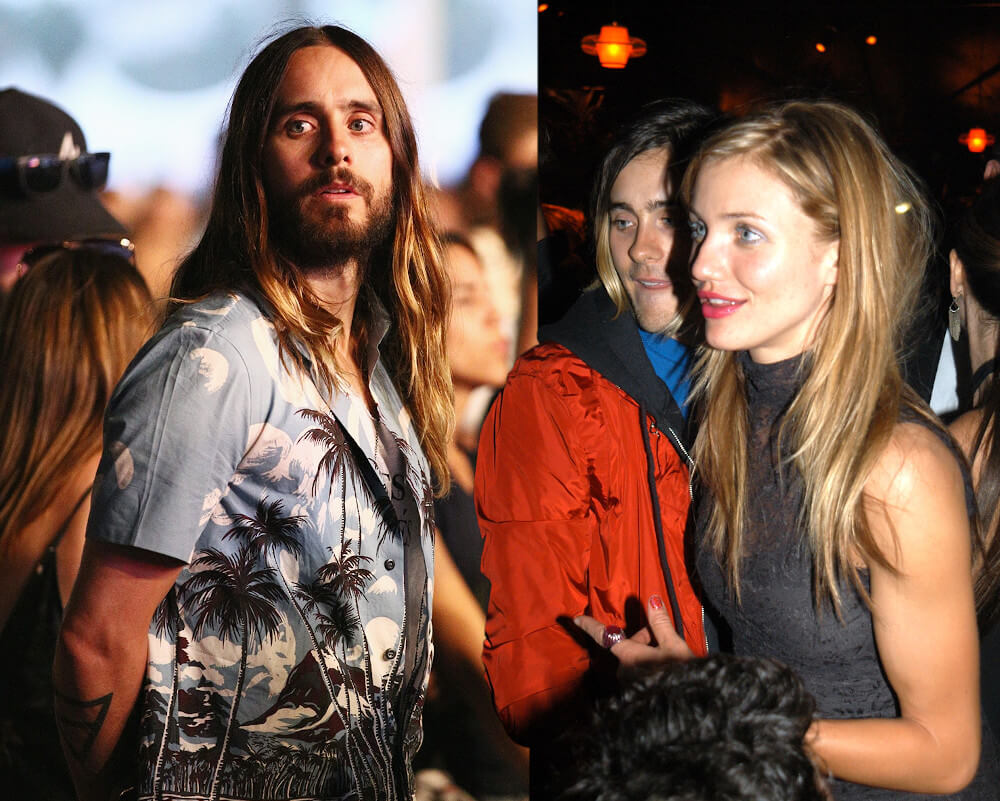 Cameron Diaz and ex boyfriend actor Jared Leto