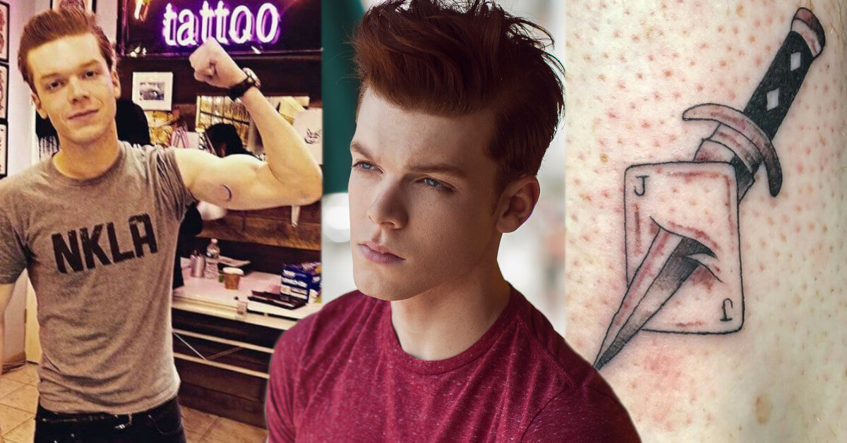 Cameron Monaghan two tattoos