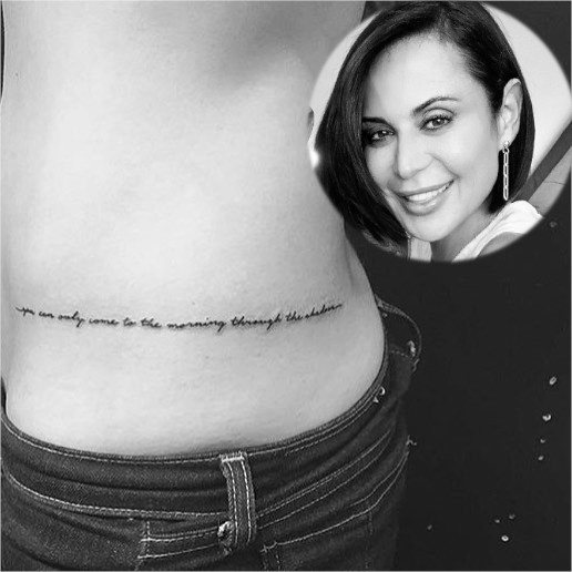 Catherine Bell Quote Tattoo