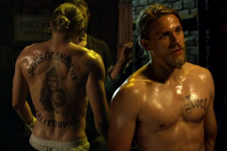 Charlie Hunnam Tattoos Sons Of Anarchy Creeto