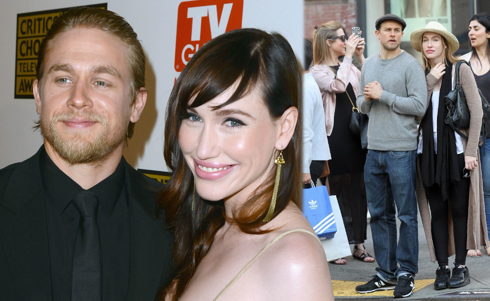 Charlie Hunnam with his girlfriend Morgana McNelis