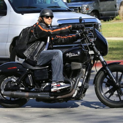 Charlie Hunnam motorbike