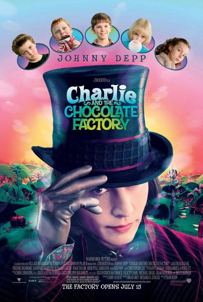 Charlie and the Chocolate Factory 2005 poster