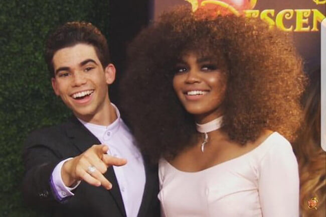 China Anne McClain with boyfriend Cameron Boyce