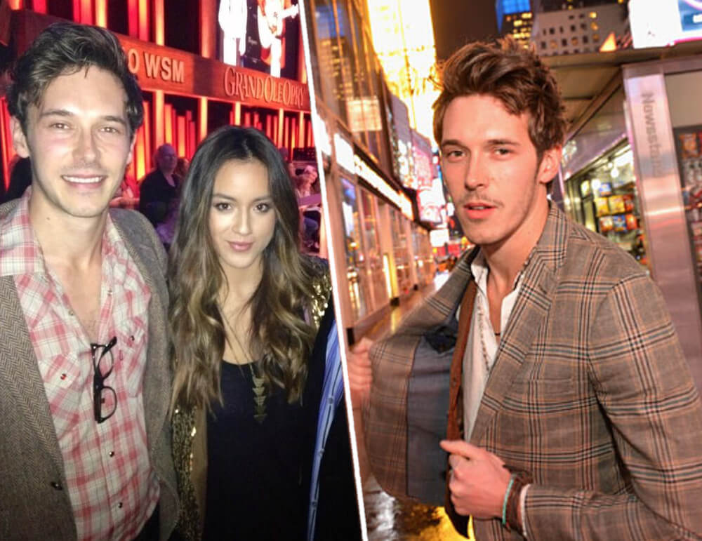 Chloe Bennet with her ex Sam Palladio