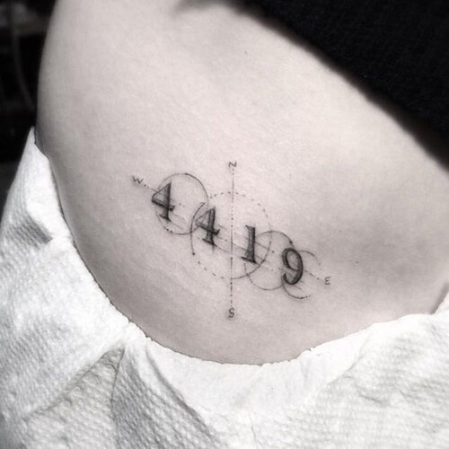 Chloe Grace Moretz hip tattoo